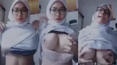 Nadira Jilbab Ukhti Pamer Dada Mulus Viral TikTok poster